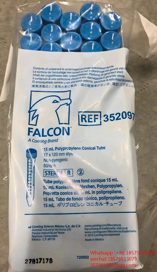 FALCON REF352097 American BD Centrifugal Tube REF352070 15ml 50 / pack, 50ml  25 / pack.