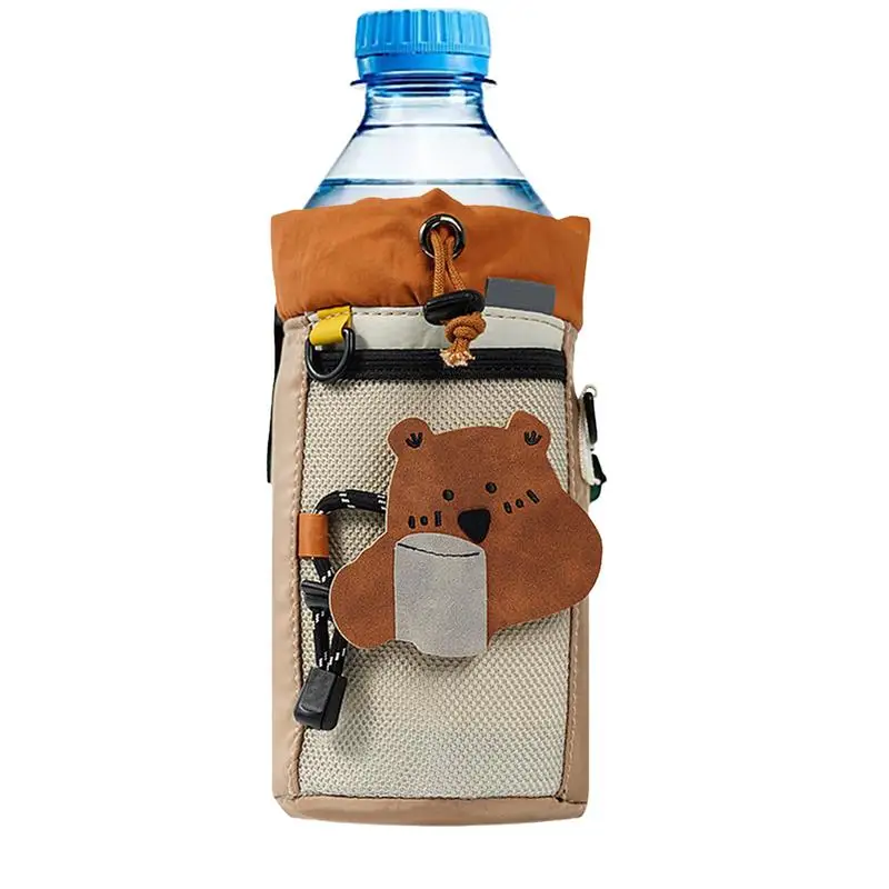 

Bottle Holder For Bike Hiking Cup Pouch Waterproof Insulated Bottle Pouch For Scooter Handlebar Camping Hiking Wheelchair