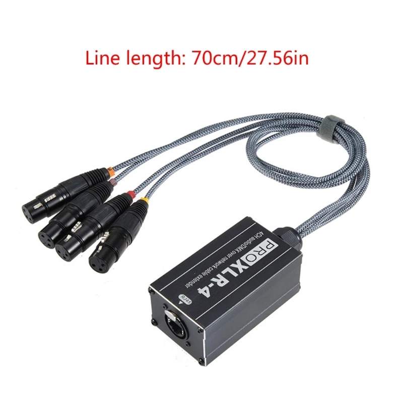 Cavo Snake a 4 canali da 3 pin a cavo Ethercon con Snake rete Cat5