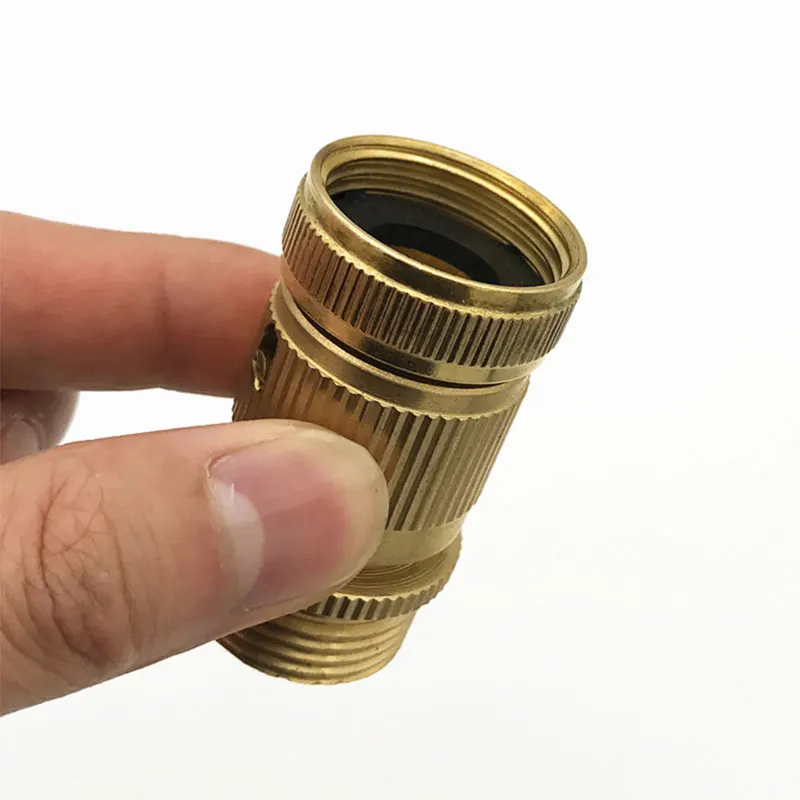 

Garden Hose Quick Connect Connector 6-point External Thread Straight Connector Disconnect Hose Bathroom Supplies