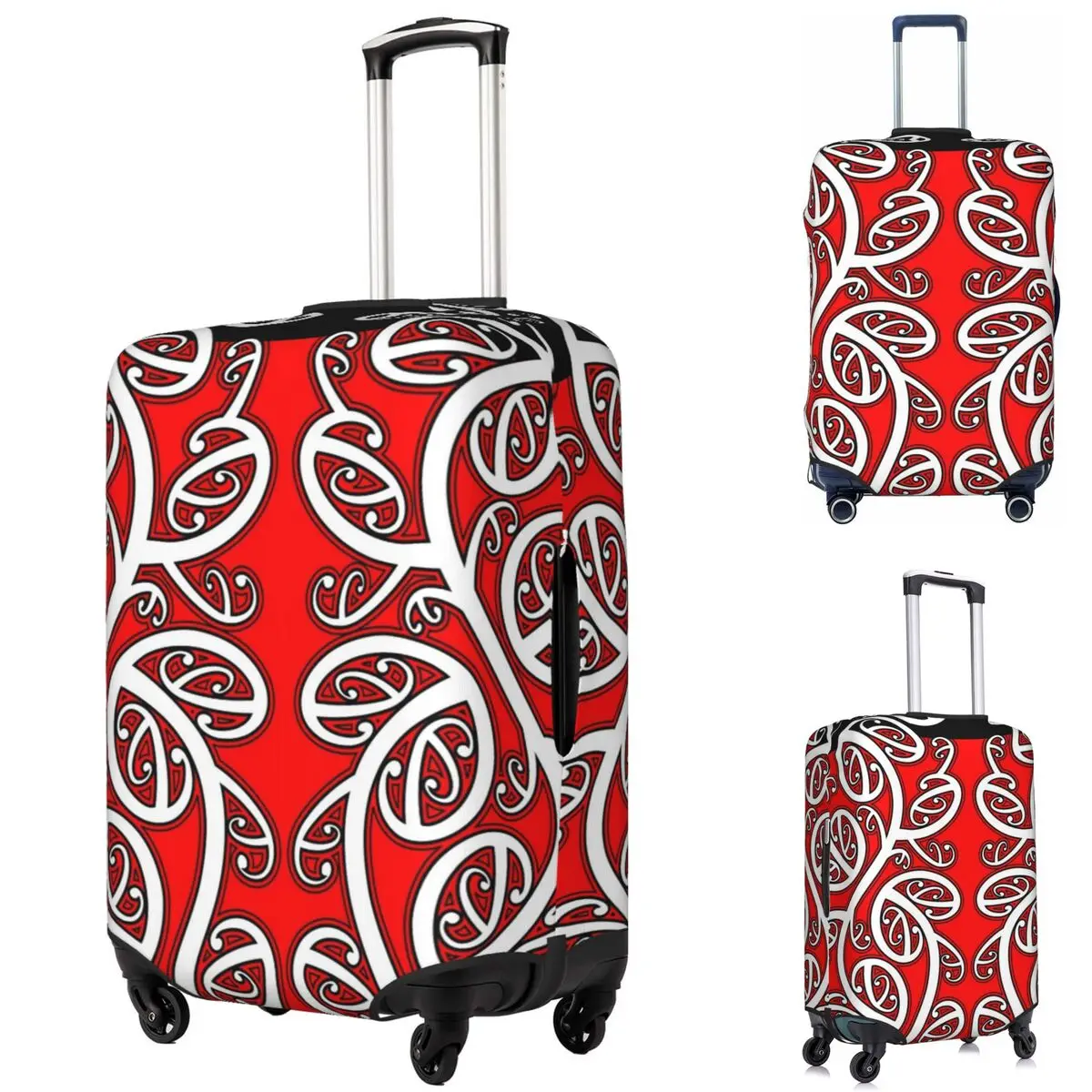 

Маори All Blacks Новая Зеландия Регби Рождественский подарок Маска Чехол для чемодана Эластичные дорожные защитные чехлы для багажа