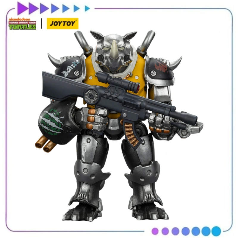 

【Pre-sale】 JOYTOY 1/18 Action Figure TMNT-Mighty Rocksteady Model Toy