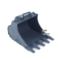 CUT 1/14 Metal Bucket Teeth Bucket RC Accessories for Toys 914 RC Hydraulic Excavators Radio Control Trucks Digger Parts TH24221
