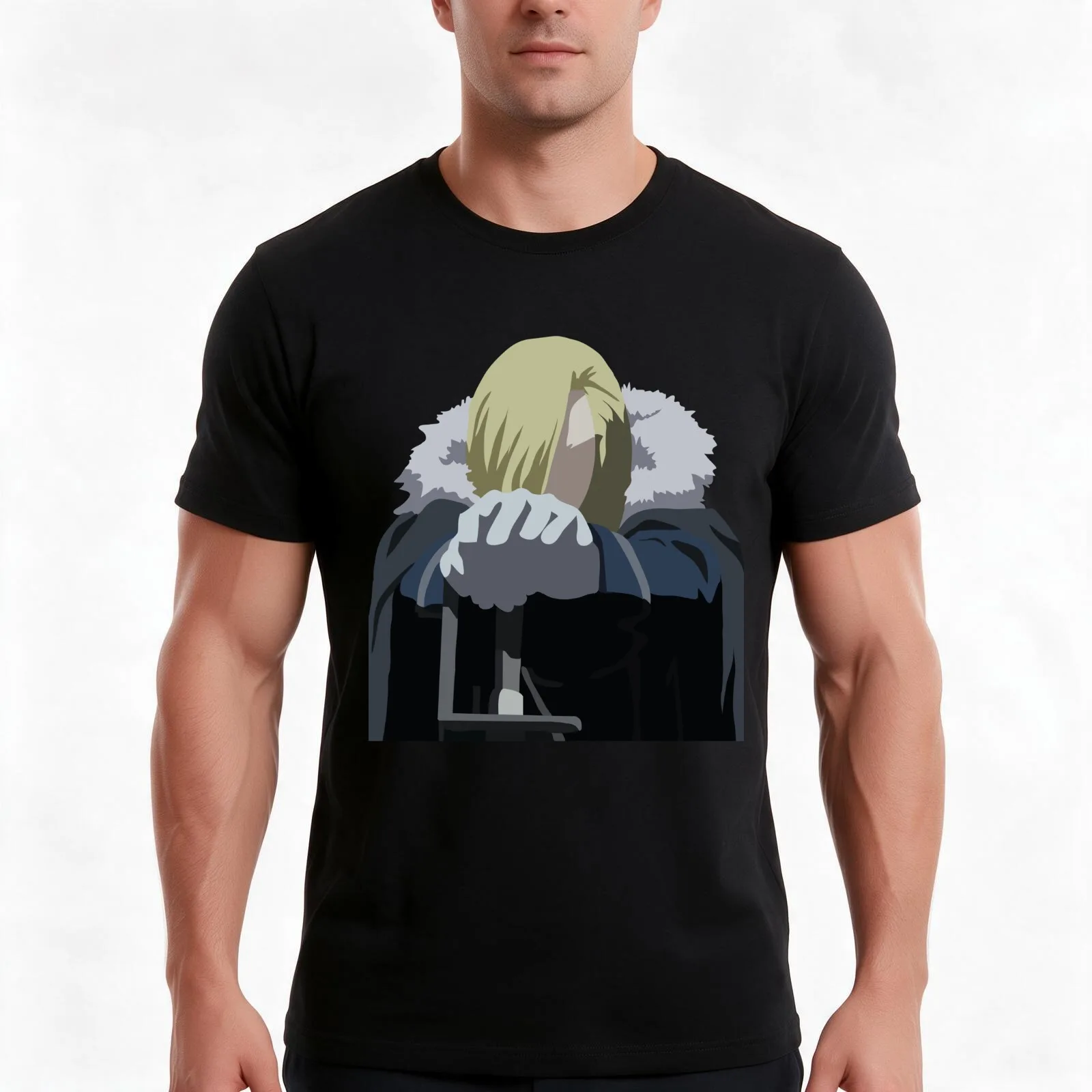 Olivier Armstrong T-Shirt, Summer Casual Cotton Tee, Oversized Streetwear Tops, Vintage Graphic Print, Loose Fit Short Sleeve