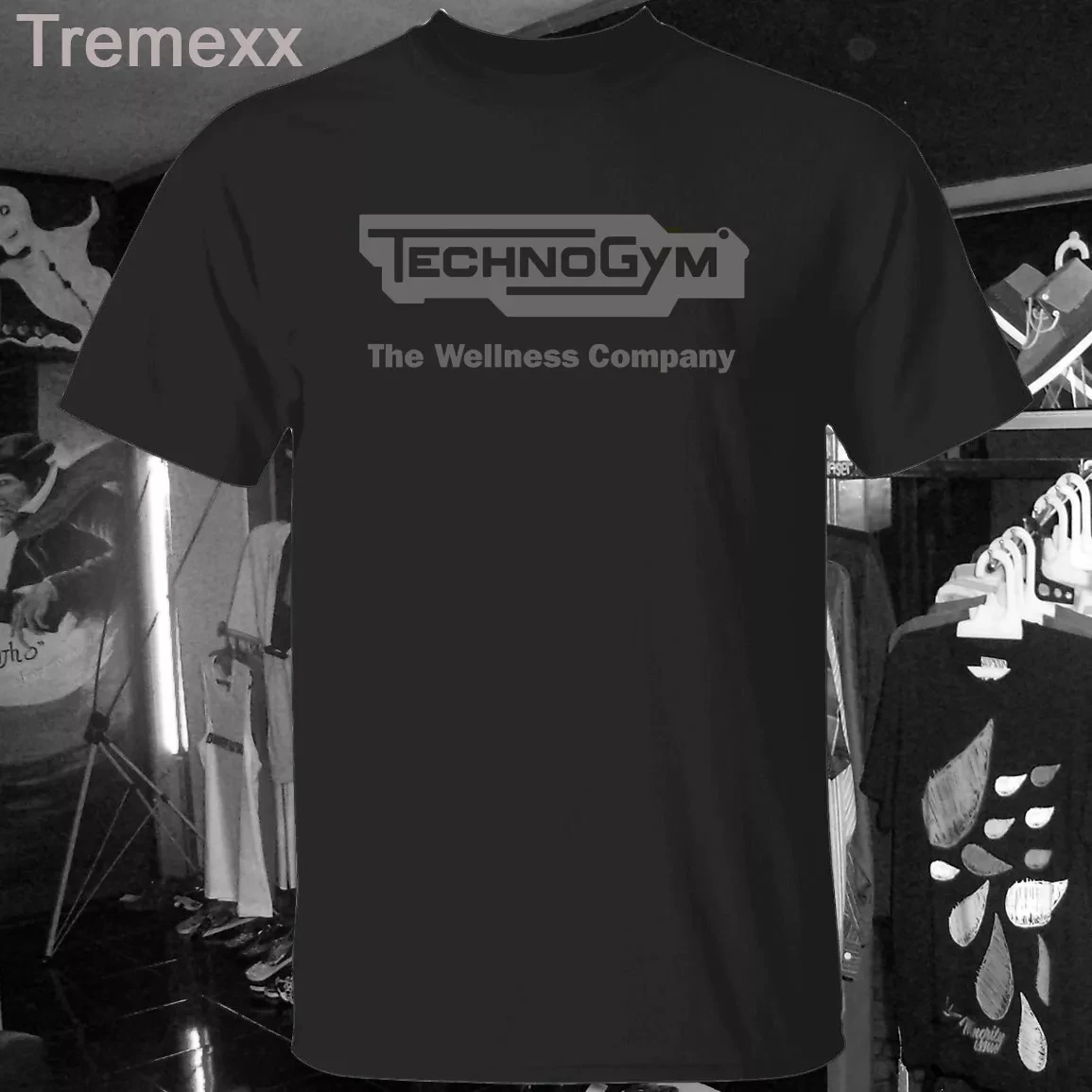 2025 Nueva camiseta unisex Technogym Trend Camiseta estampada de algodón de manga corta con cuello redondo para hombres y mujeres