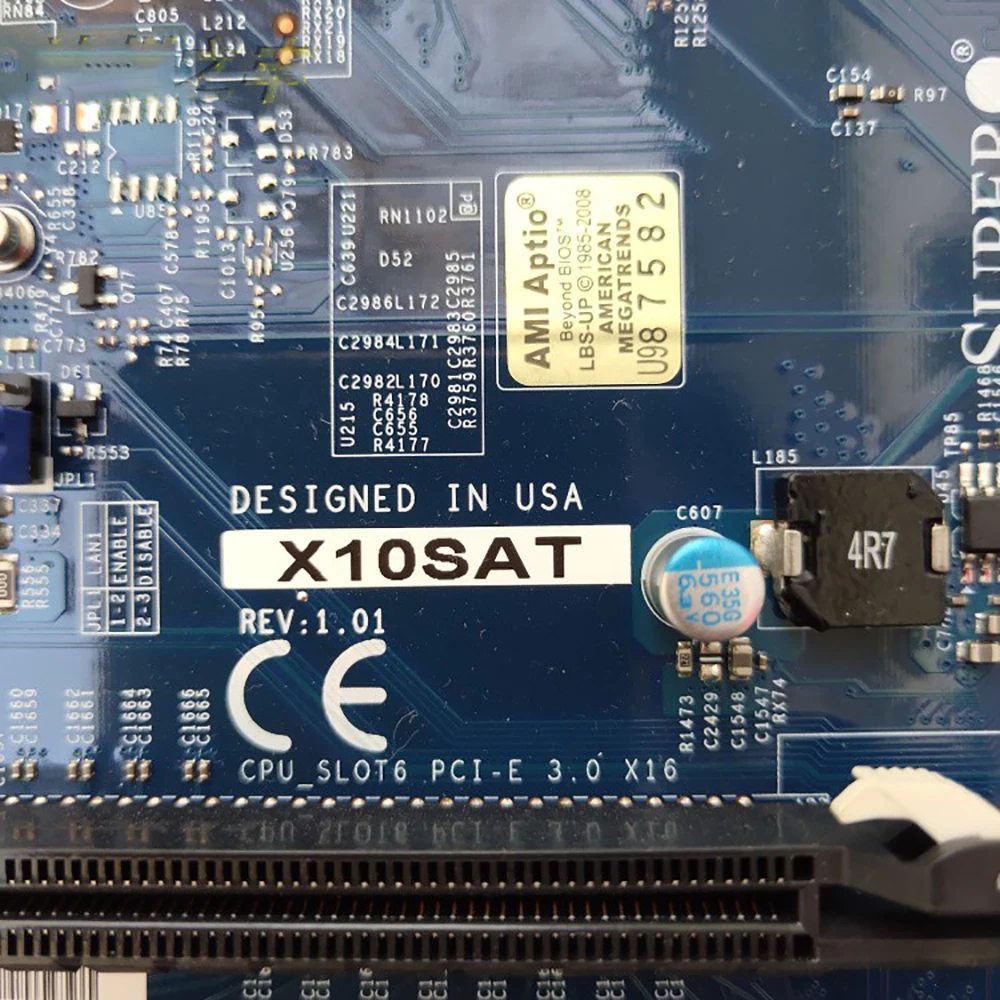

For Supermicro X10SAT Motherboard DDR3 LGA1150 SATA3 E3-1200 v3/v4 4th/5th Gen. Core i7/i5/i3 Processors