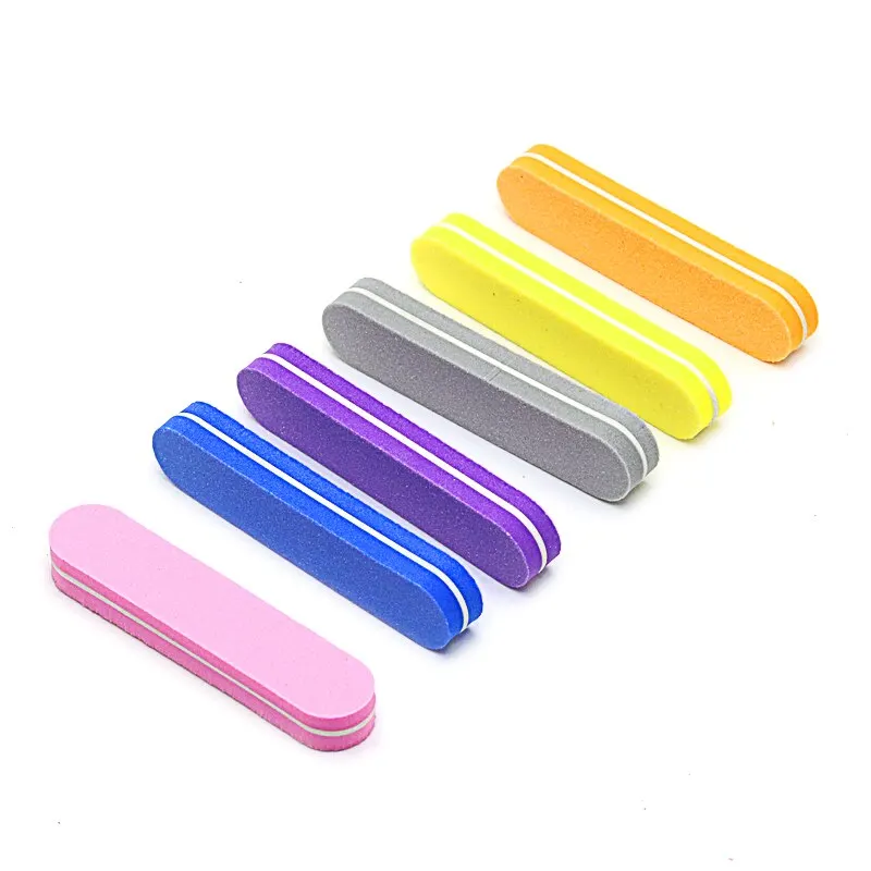 100Pcs Mini Buffing Lixar Arquivos Bloco Pedicure Manicure Care Nail Art Buffer Polonês Manicure Pedicure Nail File Tools