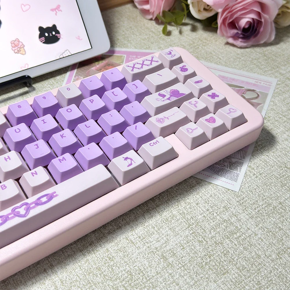 

Keycap 132 key small full set of personalized keycap PBT material hot sublimation process