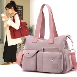 2024 New Top-handle bag Handbags High Quality Women's Shoulder Messenger Bag Nylon Tote Female Travel Crossbody bag Purses