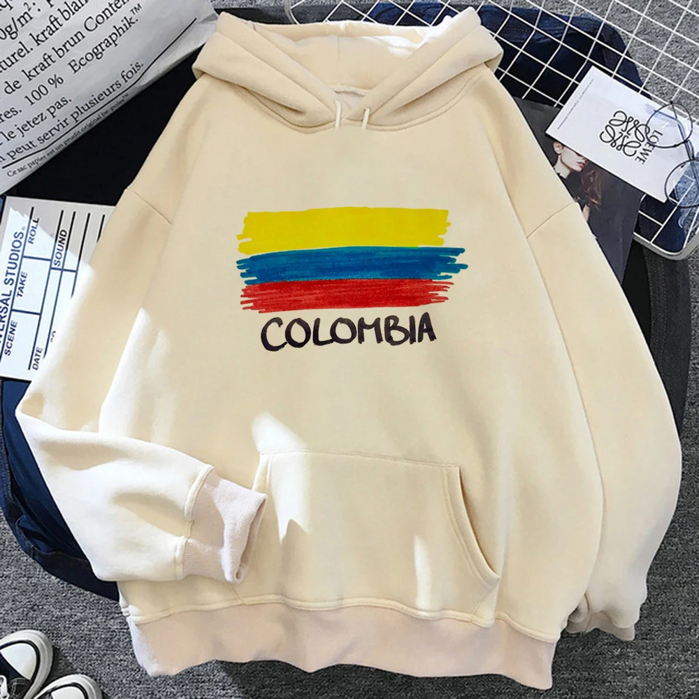 

Colombia hoodies women 90s sweat y2k harajuku tracksuit clothes women streetwear Hood