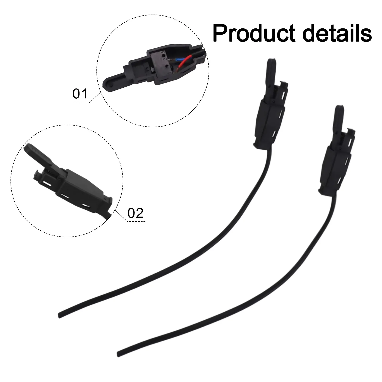 Tig Torch Switch 2Pcs Set for WP-26 WP-17 WP-20 TIG Welding Torch and Plasma Cutting Torch with 15cm Pre-Wired Cable Harness
