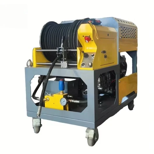 New 200 Bar 85 L/min Metal Industrial Sewer Jetter-High Pressure Water Drain Cleaner for Municipal Pipe Cleaning (100-700mm)