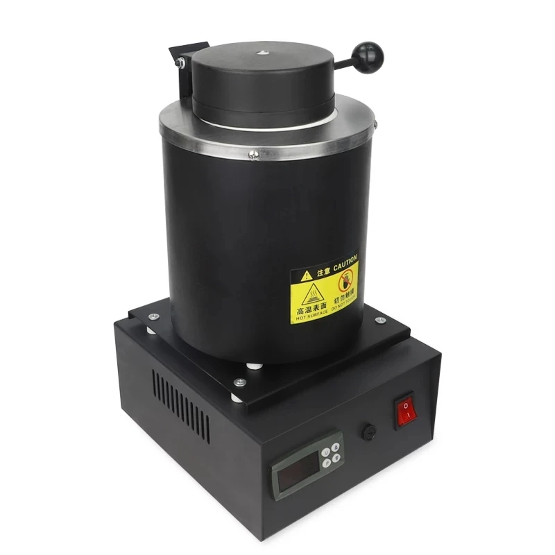 110 V/220 V ไฟฟ้าเตาหลอม 2 กิโลกรัม Smelter อัตโนมัติดิจิตอลจอแสดงผลไฟฟ้าเครื่องประดับละลายเตาอบเบ้าหลอม