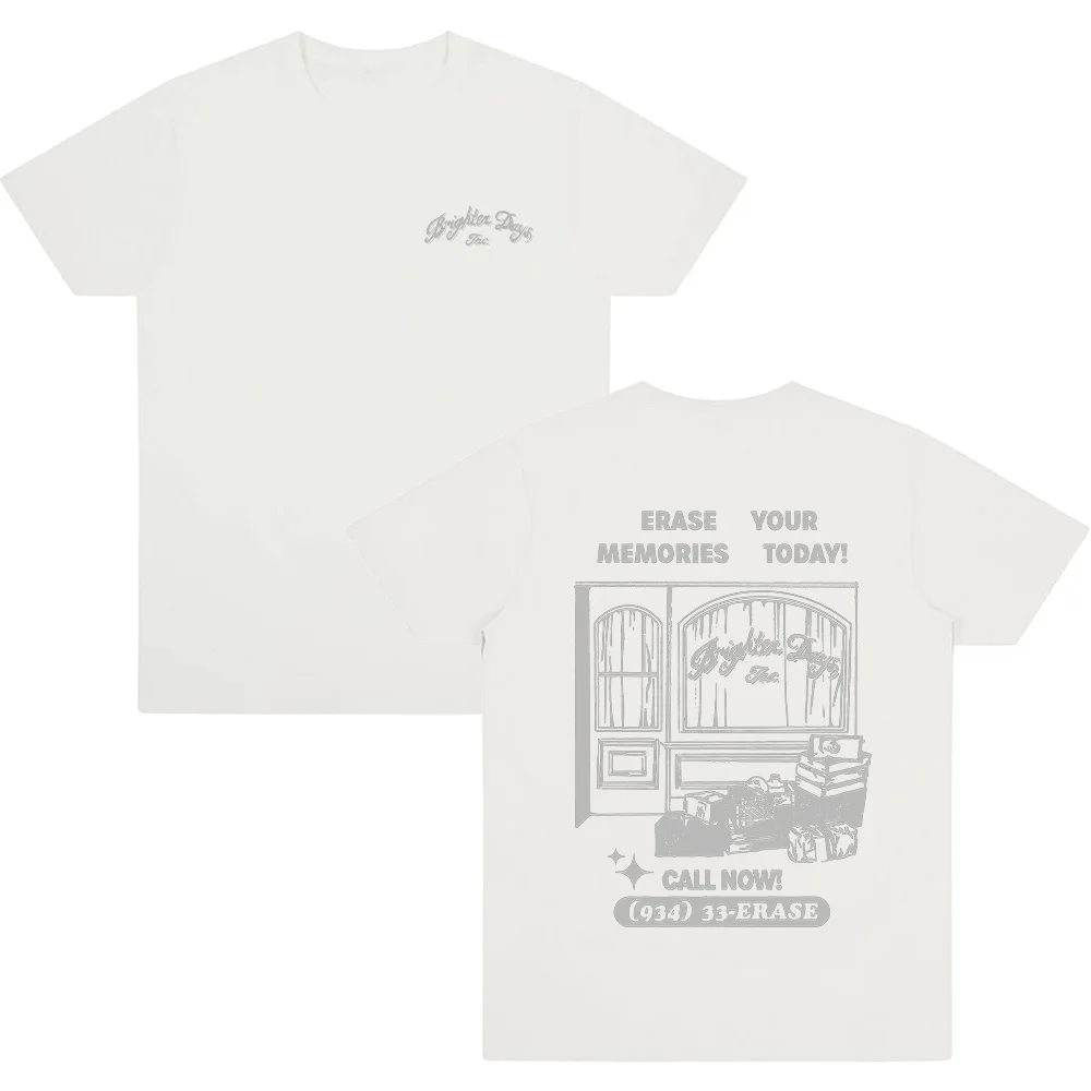 Brighter Days Storefront T-Shirt Ariana Grande Merch Fan Gift Unisex Top Cotton Comfortable Versatile Tshirt Women Men Retro Tee