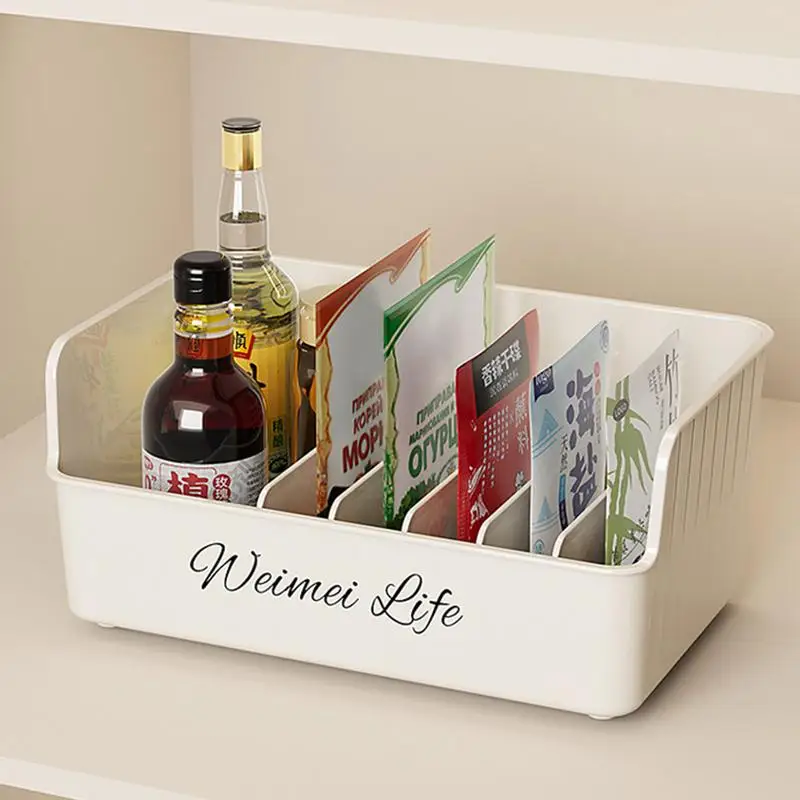 Seasoning Storage Condiment Jars Seasoning Tools With Ample Space Simple Style Kitchen Organizer For Flavor Packets Tea Bags