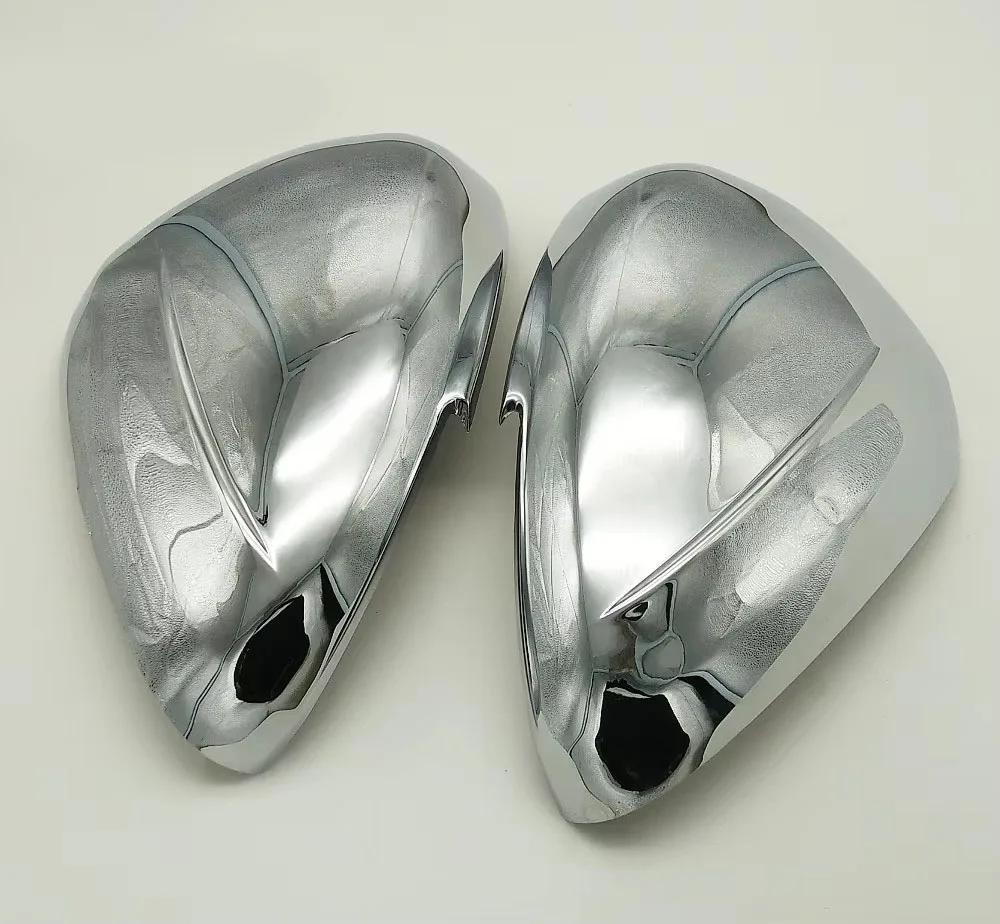 Car Stying Fit For Peugeot 301 308 408 508 2008 308S Door Side Wing Mirror Chrome Cover Rear View Cap Accessories