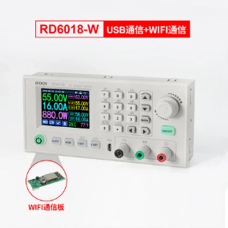 

RD6018CNC Adjustable DC Power Supply Experimental Maintenance Switch Power Stabilizer60VBuck