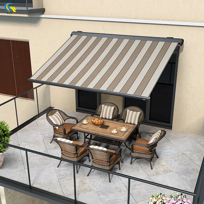 Folding Arm Awning Modern Aluminum Window Awning Balcony Outdoor Retractable Awning Used In Front And Back Yard