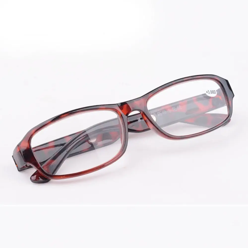 New Bussiness Reading Glasses Optical Lens Plastic Rectangle Frame Reader Men Women Anti Eyestrain Eyewear Diopter +1.0~+6.0