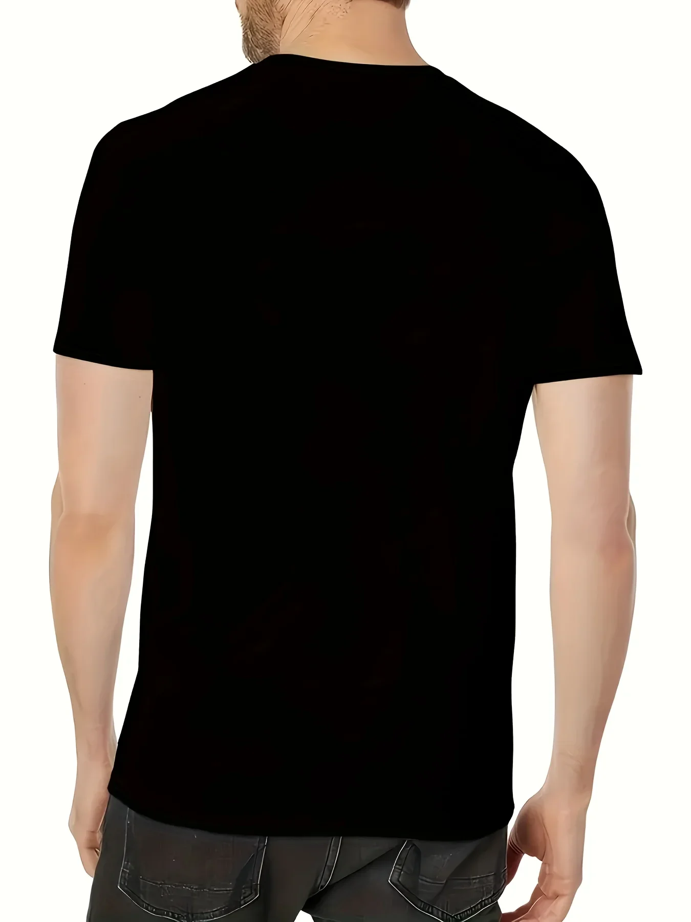 [تي شيرت مانغا] تي شيرت كاجوال صيفي للرجال من البوليستر |   طباعة رقمية فريدة من نوعها مستوحاة من المانجا 3DS - "Eat Sleep Anime