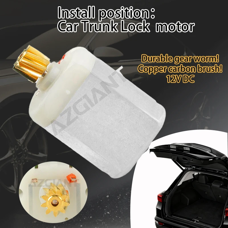 

AZGIANT B3457.02 301551 For Audi Q3 Q5 Q7 S3 8V Car Trunk Lock Latch tailgate motor 43.2mm long shaft Stable start stop parts