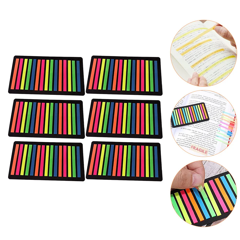 

Colored Transparent Reading Strips 30M Portable Highlighter Tape For Page Markers School Office Supply
