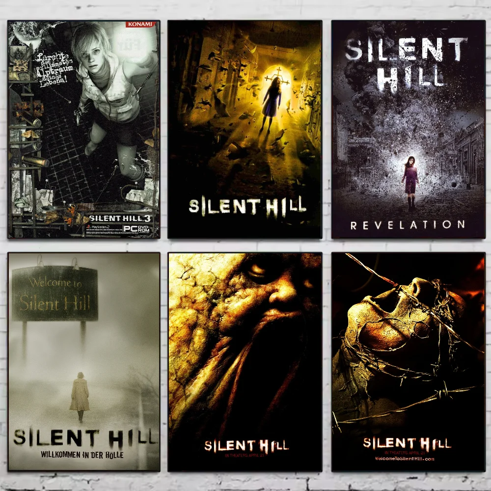 Hot Classic Silent Hill 3 Game anime Poster HD art sticky wall waterproof home living room bedroom bar aesthetic decoration view 2