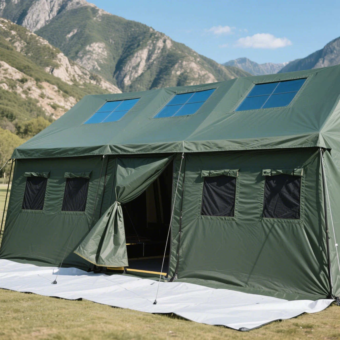 

STLF Custom Large Family UV-Resistant Waterproof Camping Tent Factory Direct 6-17.28 Square Meters