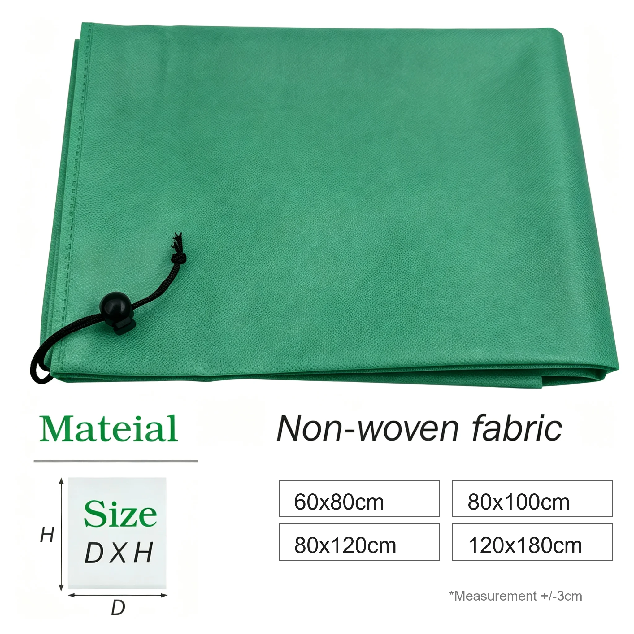 Plant Covers Freeze Protection with Clear Window Drawstring Winter Frost Non-woven Plant Blanket for Outdoor Potted Shrubs Trees