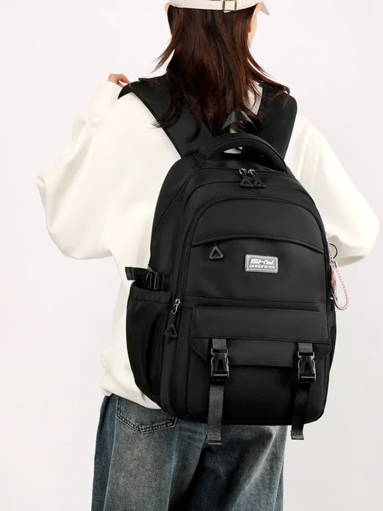 Nuovi uomini di moda femminile zaino universitario impermeabile ad alta capacità borse da scuola per laptop da donna alla moda borsa da viaggio per ragazza carina cool