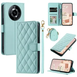 For OPPO Realme 12 13 14 15 Pro Plus 5G 4G Crossbody Leather Wallet Case For Realme 12 Plus+ 14 13 P2 P1 Pro 14T P3 15T Funda
