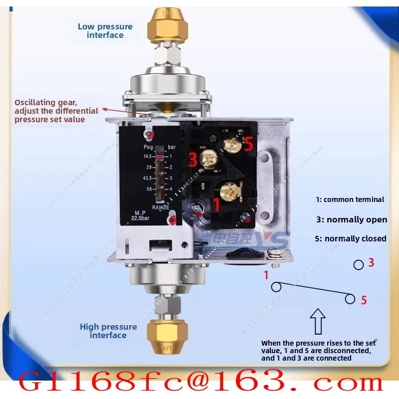 Differential Pressure Controller Differential Pressure Switch HLD2CHLD4C Controll