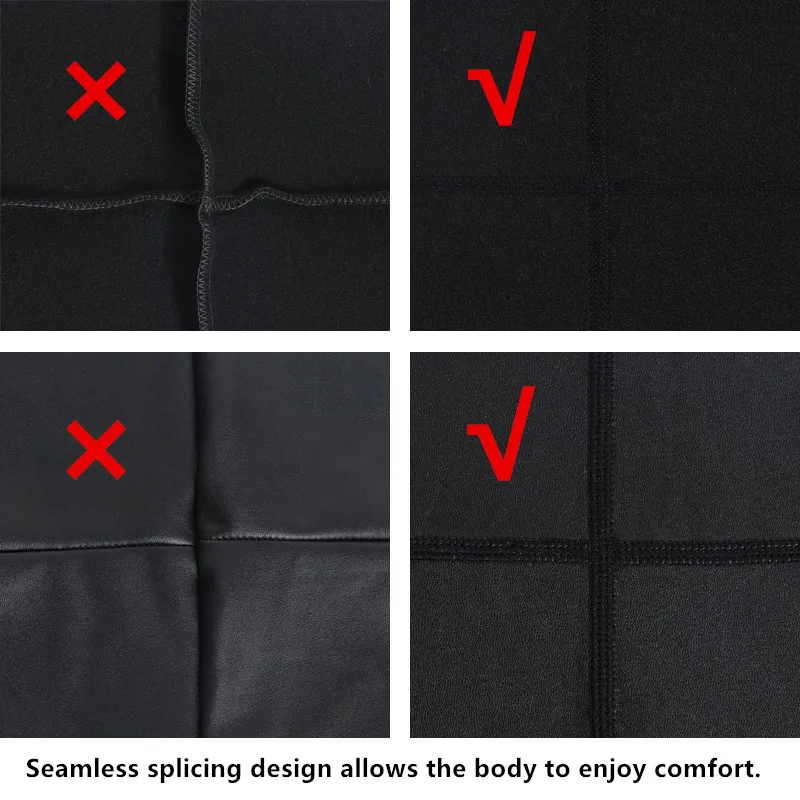 Men\'s High Waisted Leather Pants with Pockets Body Shapers Waist Trainer Control Panties Compression Abdomen Belly Leather Pants