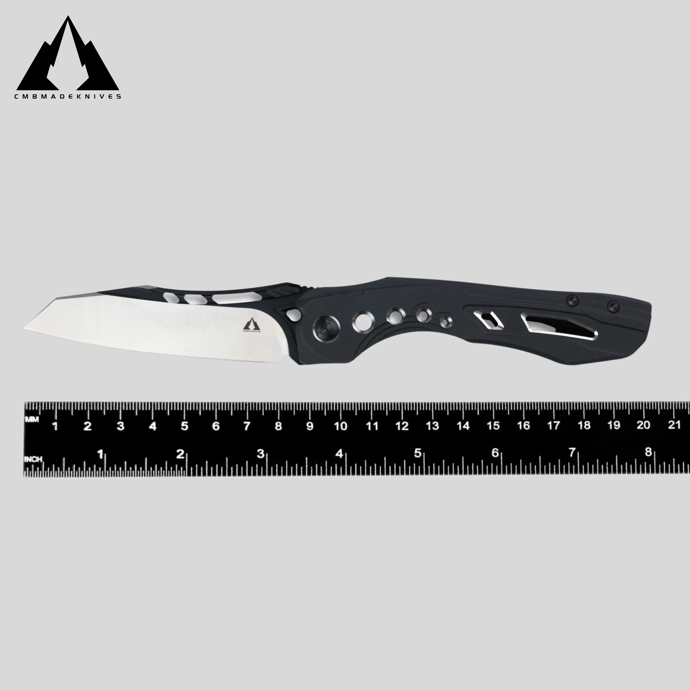 CMBMADEKNIVES CMB Devourer M390 Steel Titanium Handle Camping Pocket Folding Knife CMB-16B