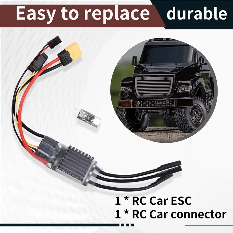 

540 RC AM32 Гусеничная система питания ESC Бесщеточный двигатель RM-S20 Combo 80A ESC для осевых SCX10 RC аксессуары