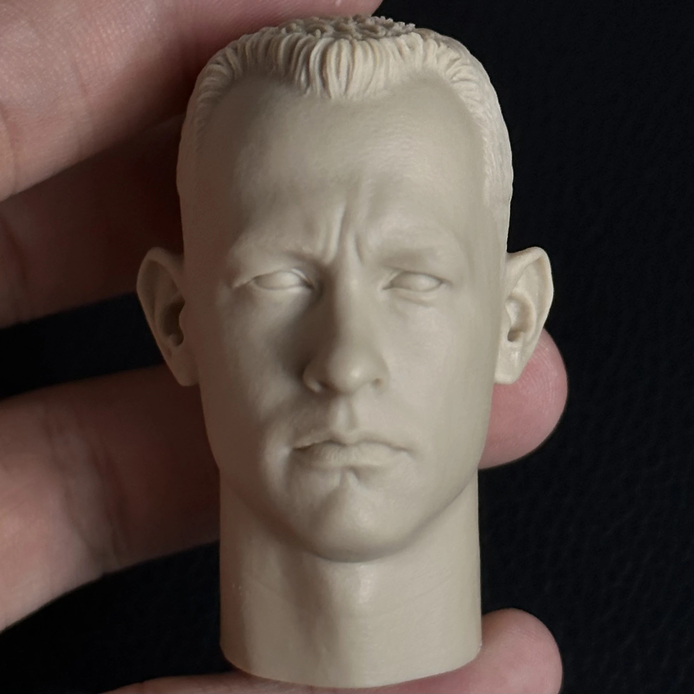 1/6 UnPainted Tom Hanks Head Carving Soldier   Singer  Actor  Model 1/6 Scale  Action Figure  SOldier Model Toys