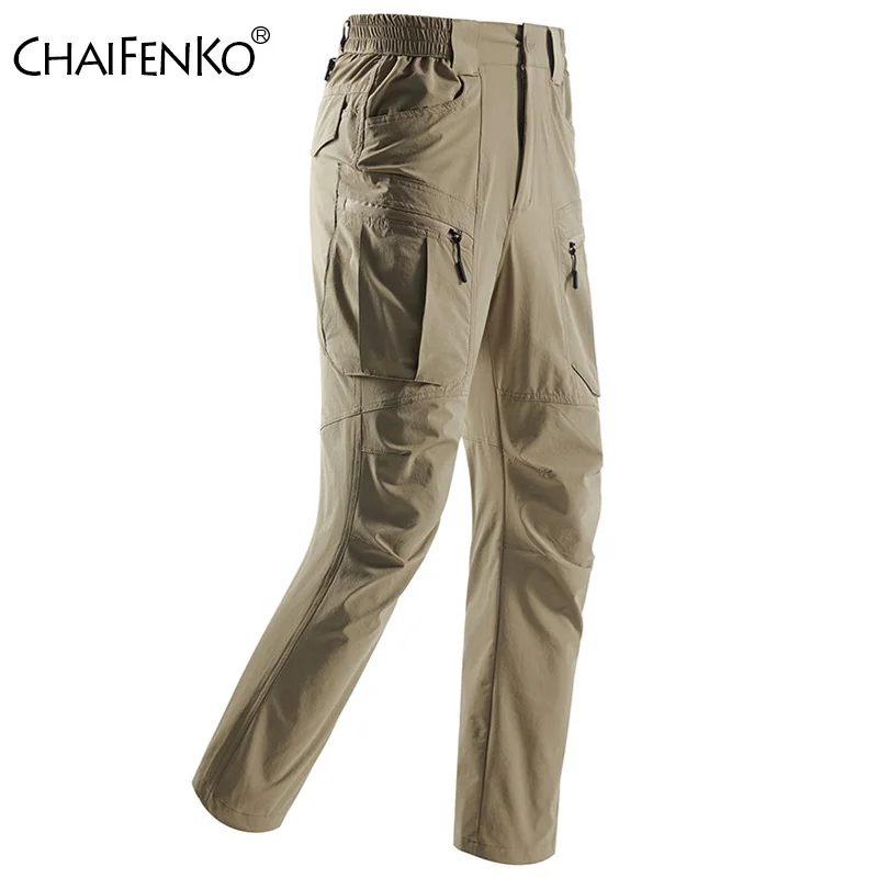 Outdoors Motion Men Casual Pants New Fashion Multiple Pockets Charge Trousers Spring Autumn Solid Versatile Cargo Pants Man