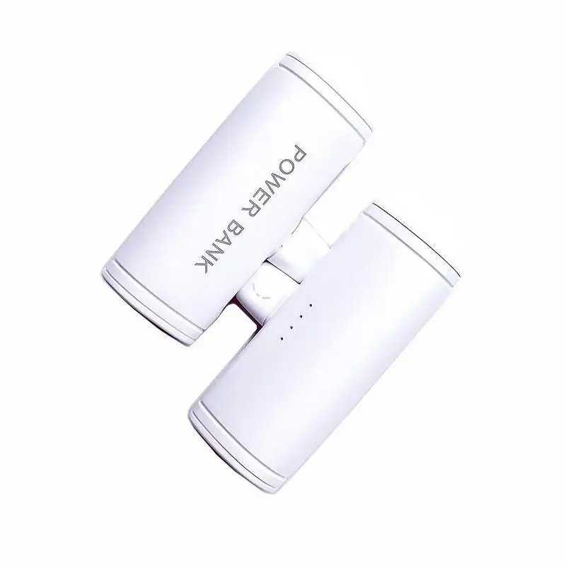 Portable Cylinder Power Bank High Capacity: Fast Charging Outdoor Travel Hiking Business Trip