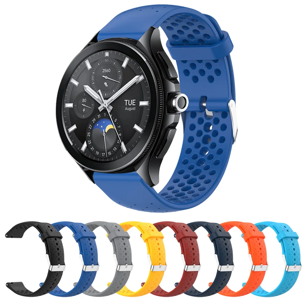 Silicone Strap For Xiaomi Watch 2 Pro Replacement Bracelet For Mi Watch S3/Color 2/Watch S1 Active/S2 42mm 46mm WristBand Correa