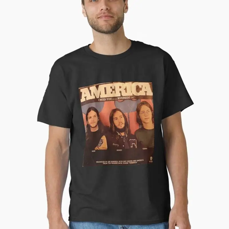 America Rock Group Folk Rock Singer Songwriter 70s Classic T-Shirt
