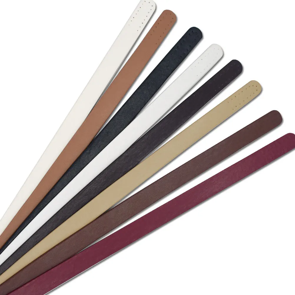 

2 pcs 60Cm Pu Tote Strap For Bag Thickened Durable Handbag Handle Replacement Accessories Bright Color Diy Bag Belt