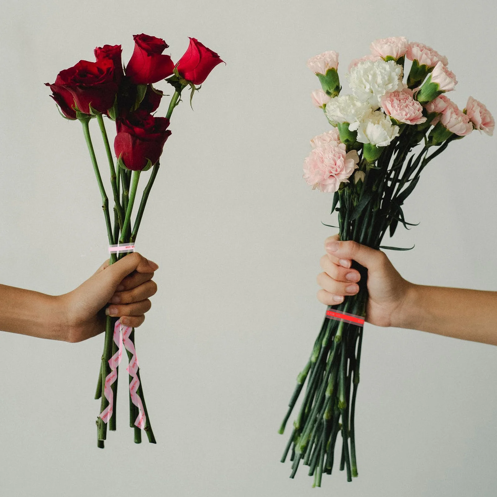 

5 Rolls Satin Ribbon Decorative Gift Packaging for Wedding Holiday Party DIY Crafts Floral Wrap Ribbon Holiday Decor