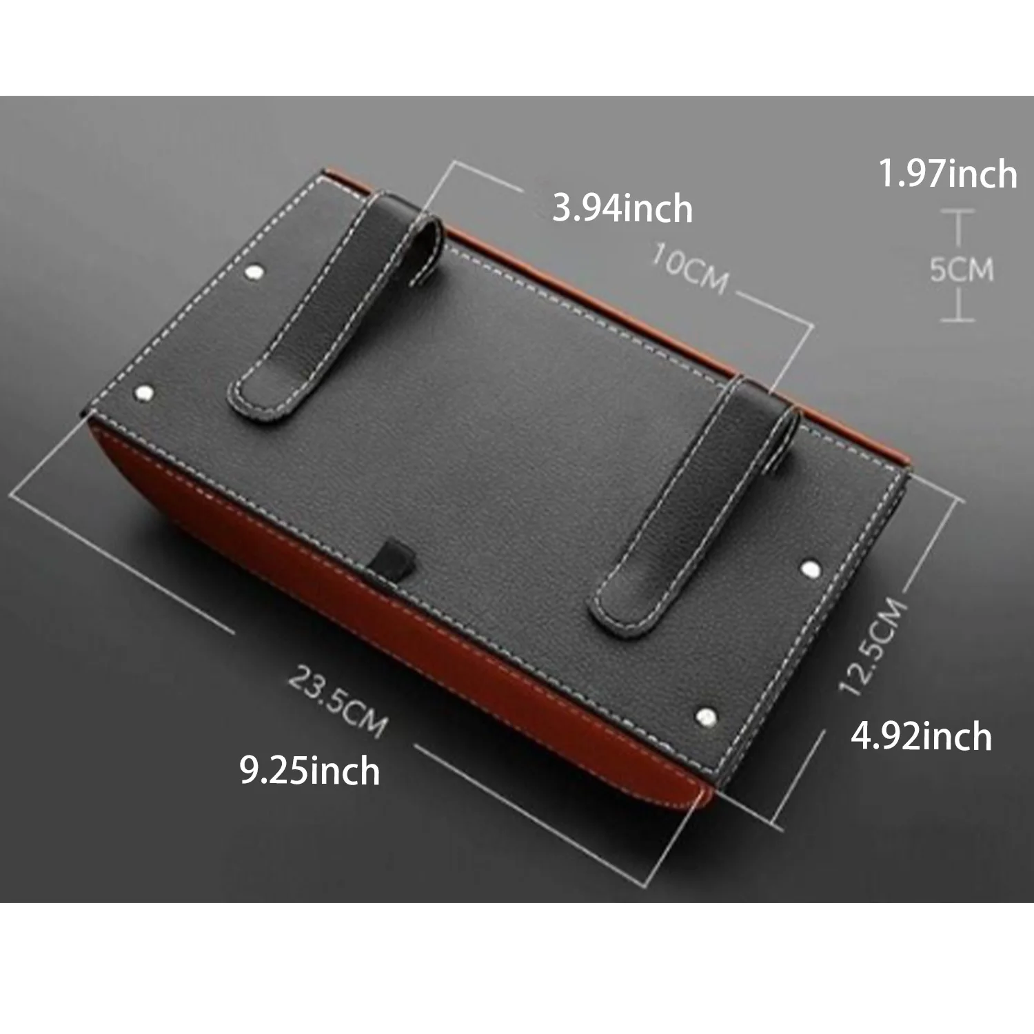 1pc Vehicle Mounted Suspended Tissue Box Multi Functional Car Hanging Sun Visor Tissue Box Car Accessories Interior Supplies
