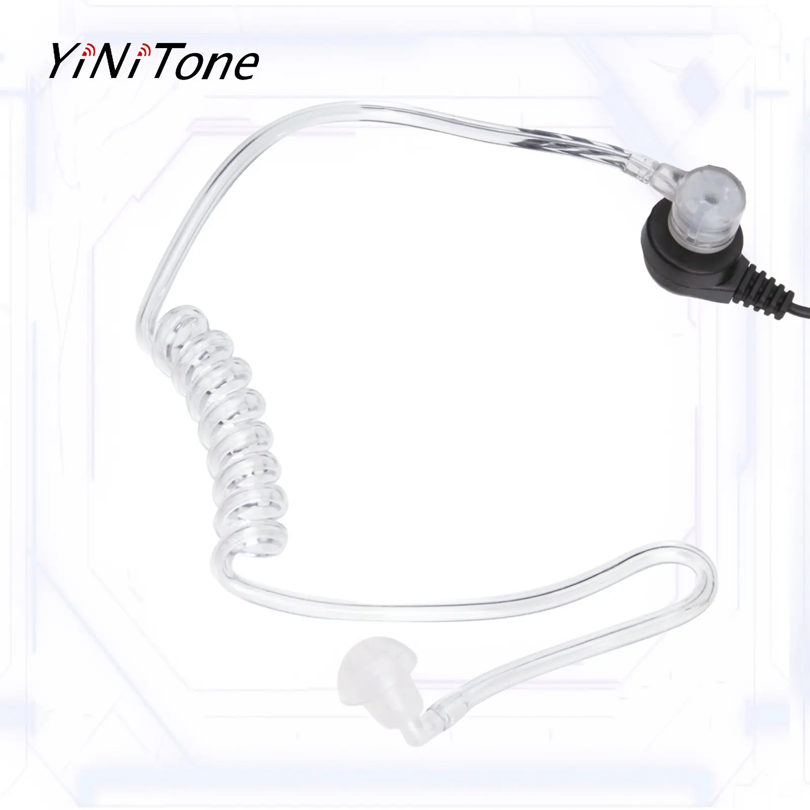 Covert Acoustic Tube Anti-noise 2 Pin Headset for MOTOROLA GP300 GP308 GP68 GP88s GP100 DEP450 walkie talkie Earpiece with Mic