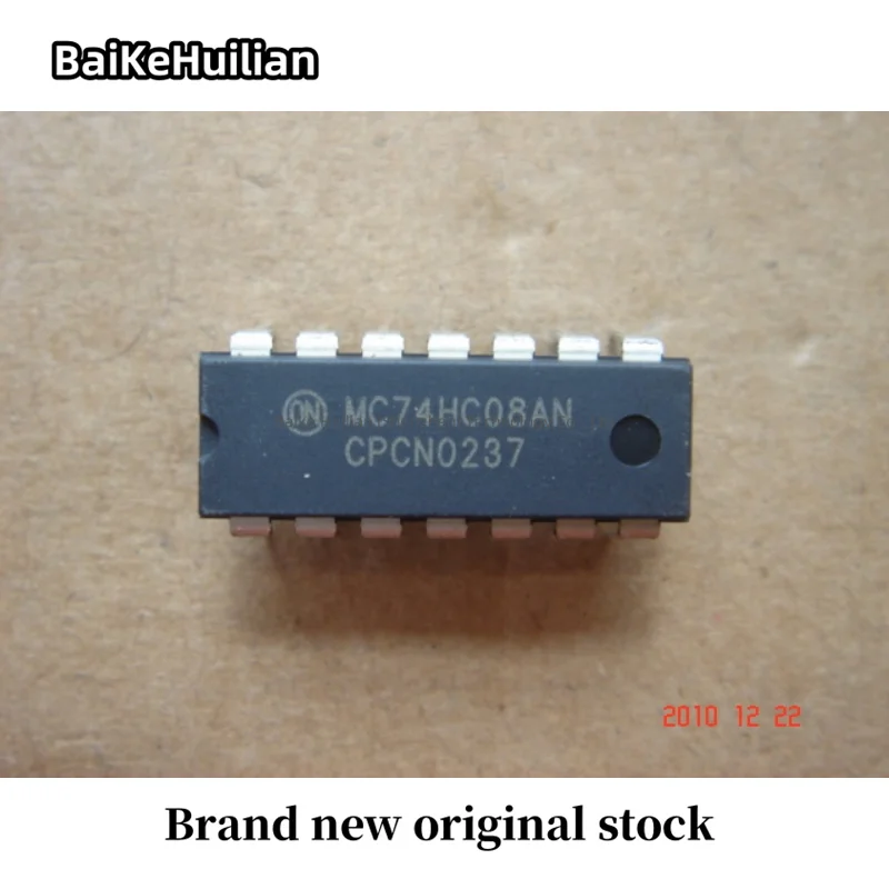 

50pcs/lot MC74HC08AN electronic components, IC chips, integrated circuits, dual inline DIP-14 brand new original stock