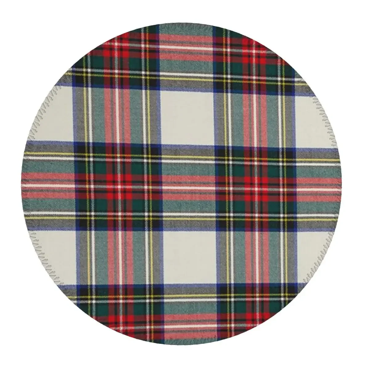 Stewart Dress Scottish Tartan Round Mouse Pad Computer Keyboard Mouse Mat Gamer PC Desk Mat Office Accessories Table Mats