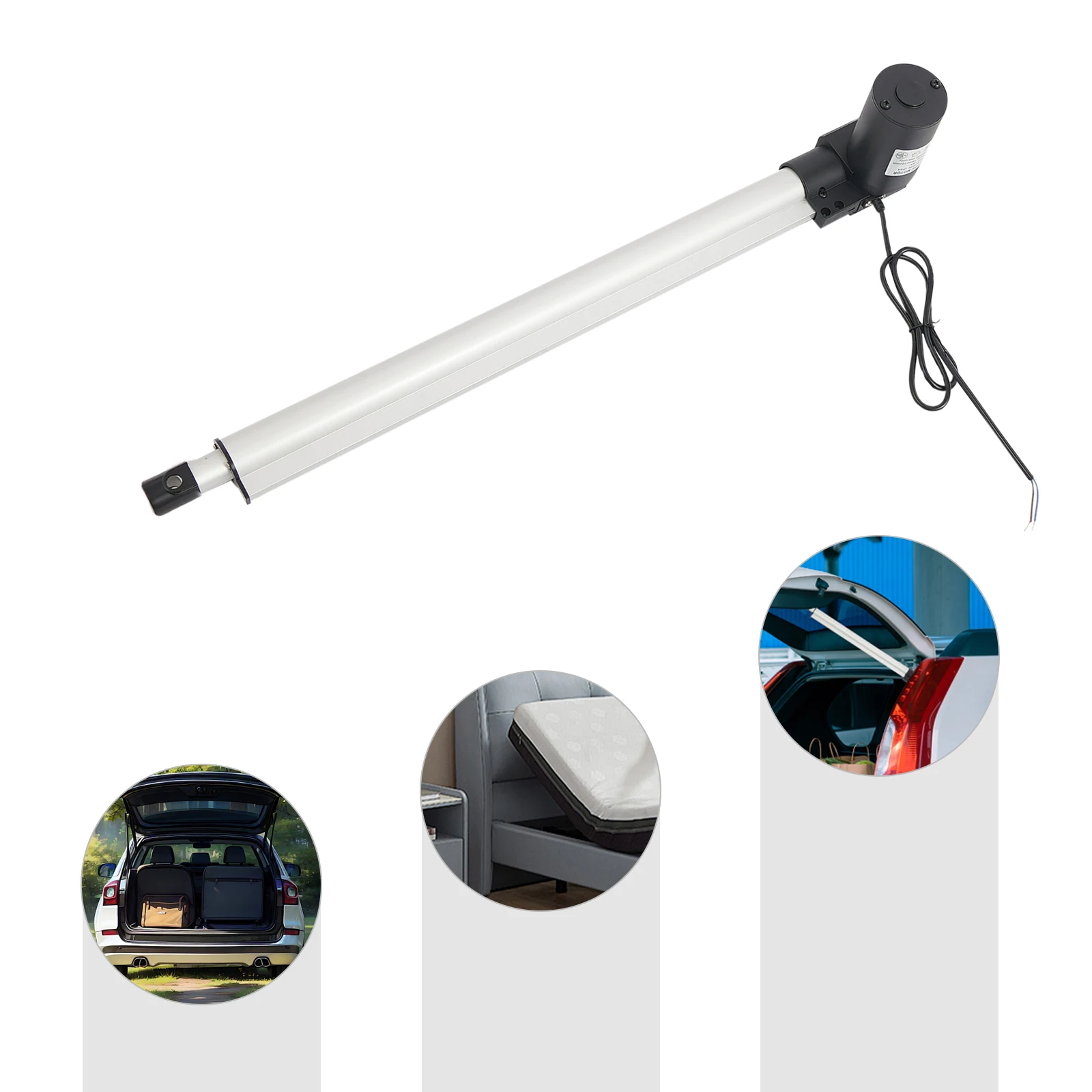 Attuatore lineare elettrico 6000N 500mm Corsa Divani elettrici Tapis roulant IP44 Impermeabile 12V DC, per poltrone da massaggio