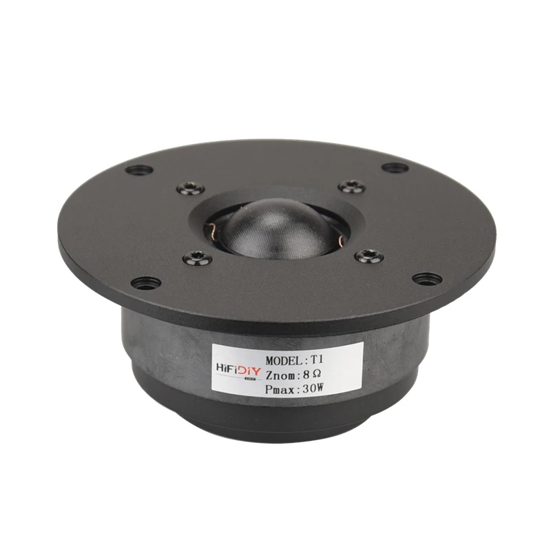 HIFIDIY T1-75 hifi 4 inch Tweeter Speaker Unit 330 Silk membrane 8OHM 30W home Film Treble Loudspeaker  94/100/104/110/116/120