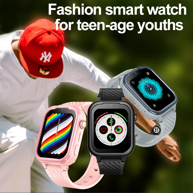 ساعة Getfitsoo Kids الذكية 4G Android 8.1 Whatsapp KT15Pro مكالمة فيديو GPS SOS مقاومة للماء ساعة هاتف مزودة بكاميرا