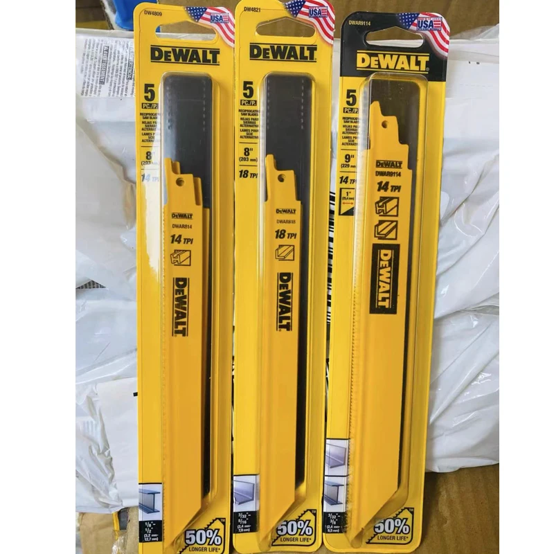 DEWALT Reciprocating Saw Blades For DCS369 DCS367 DCS386 DCS389 DWA4188 DW4809 DW4821 DWA41612 DW4808 DW4811 DW4812 DW4847